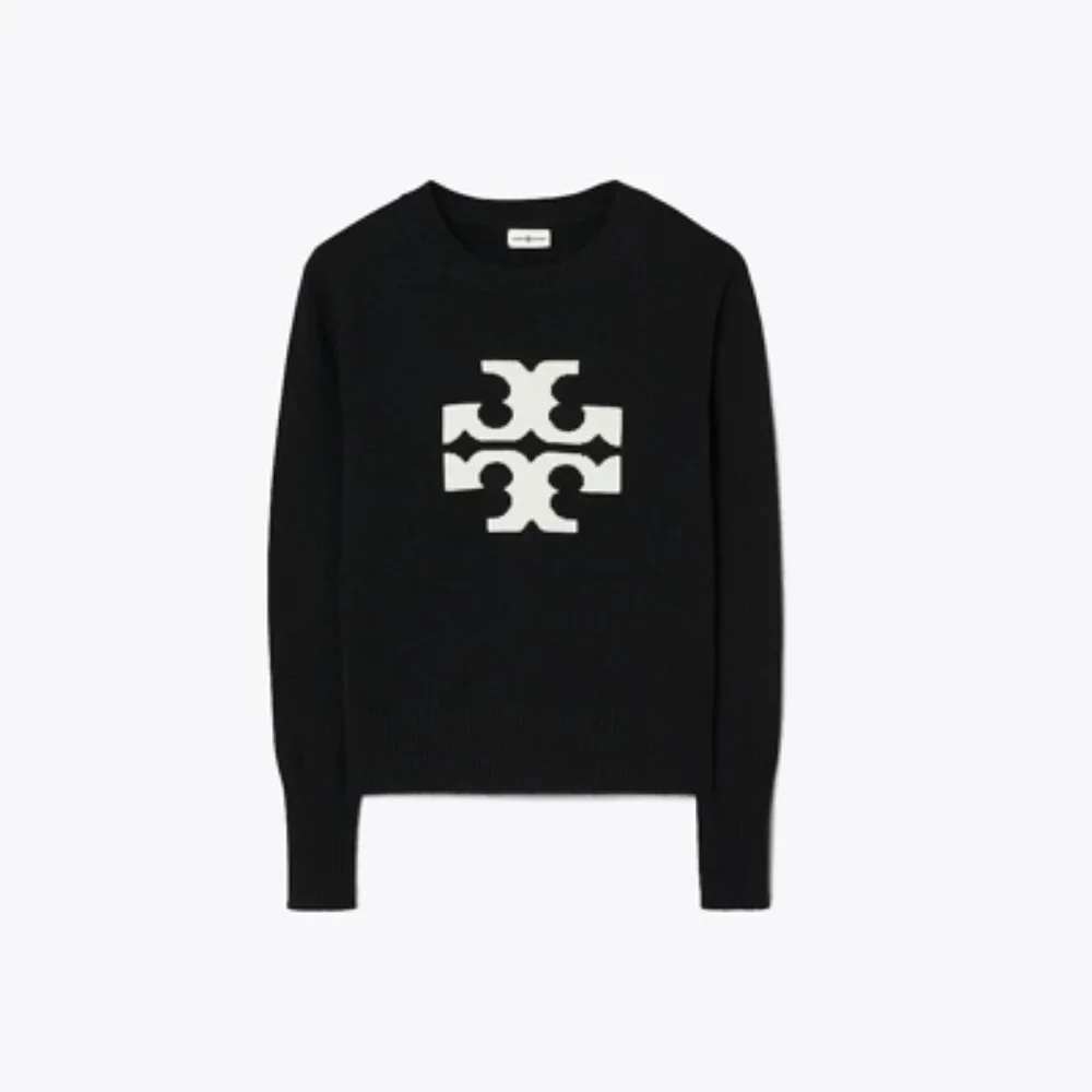 Tory Burch Cashmere sweater with logo! Size Medium. NWOT - Picture 1 of 10